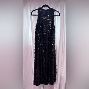 HATCH maternity - Elegant Black Sequin Sleeveless Gown